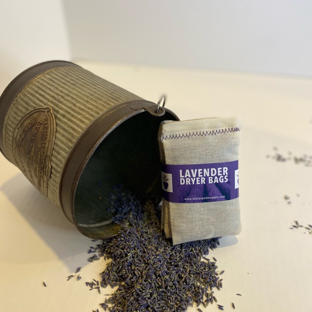 Lavender dryer bags, set of three.